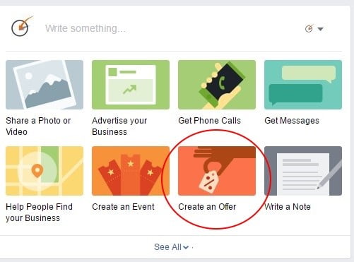 Facebook Advertising - Create an Offer