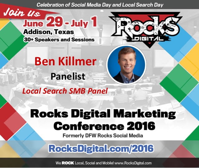 Ben Killmer, Google, Rocks Digital 2016