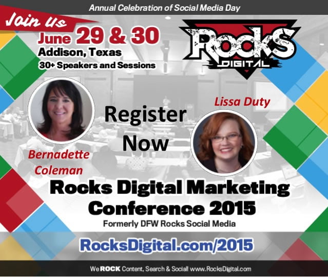 Meet Bernadette Coleman and Lissa Duty, Organizers for the Rocks Digital Marketing Conference 2015