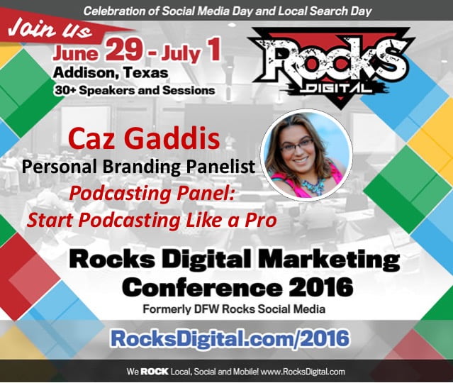 Caz Gaddis Podcasting Panelist