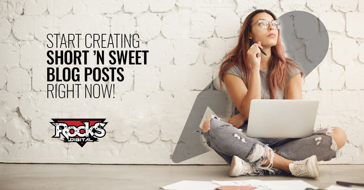 Creating short and sweet blog posts