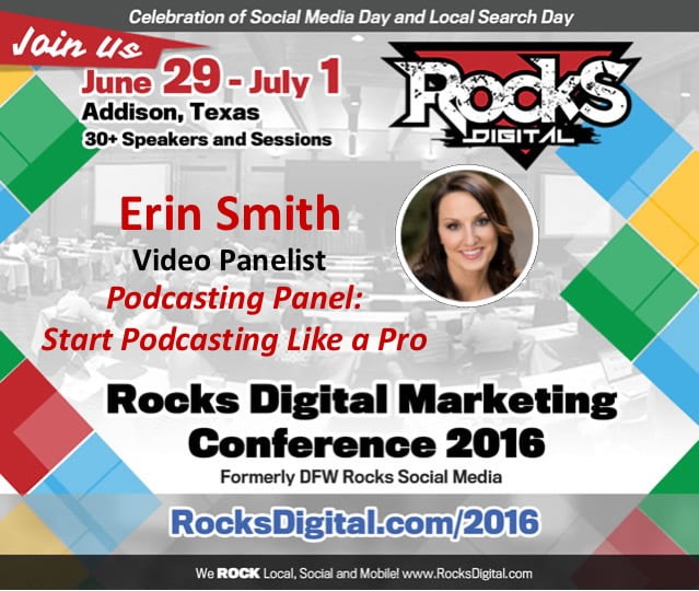 Erin Smith Podcasting Panelist Rocks Digital Marketing Conference 2016