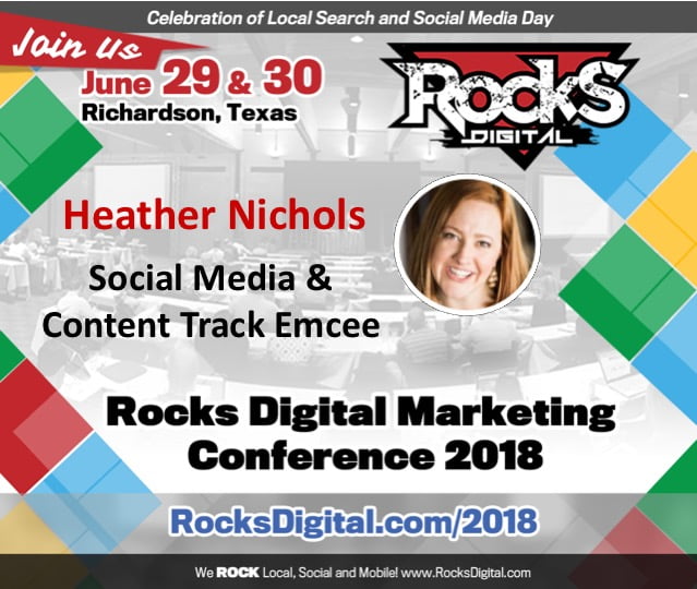 The Social-Savvy Heather Nichols to Emcee the Social Media Track at Rocks Digital 2018