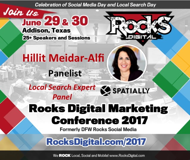 Hillit Meidar-Alfi, Local Search Expert Panelist at Rocks Digital 2017