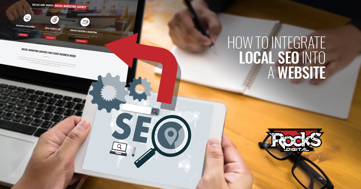 Local SEO website optimization.