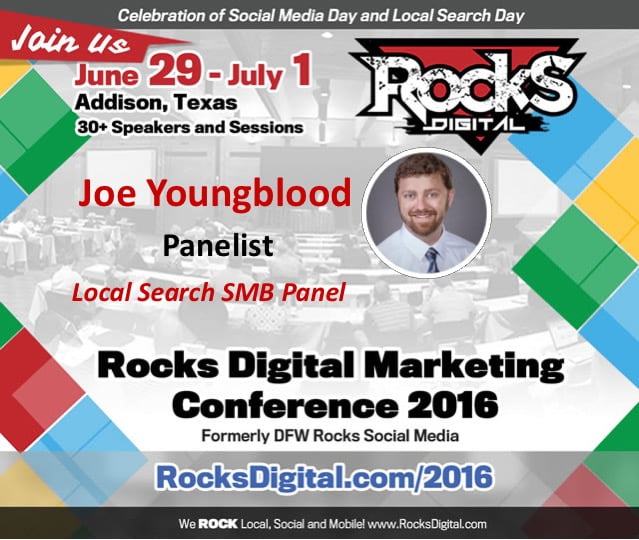 Joe Youngblood, Rocks Digital 2016