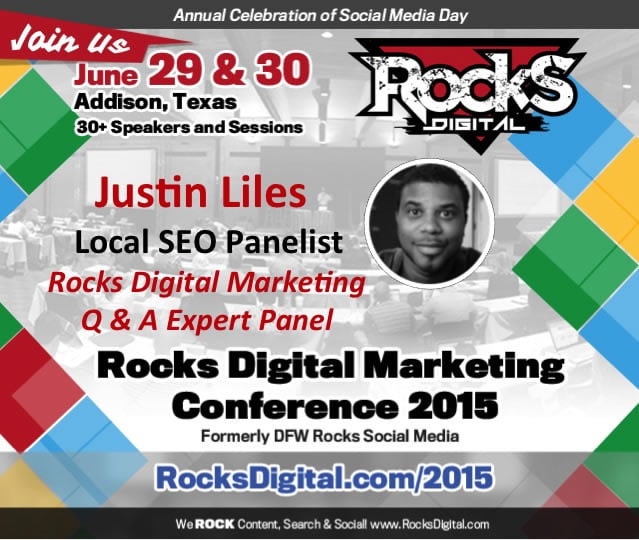 Justin Liles, Local SEO Expert to Speak at Rocks Digital 2015