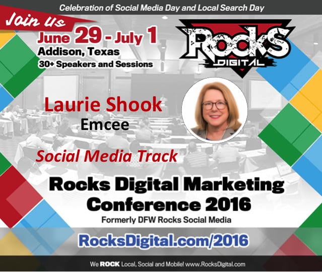 Laurie Shook, Rocks Digital Marketing Conference