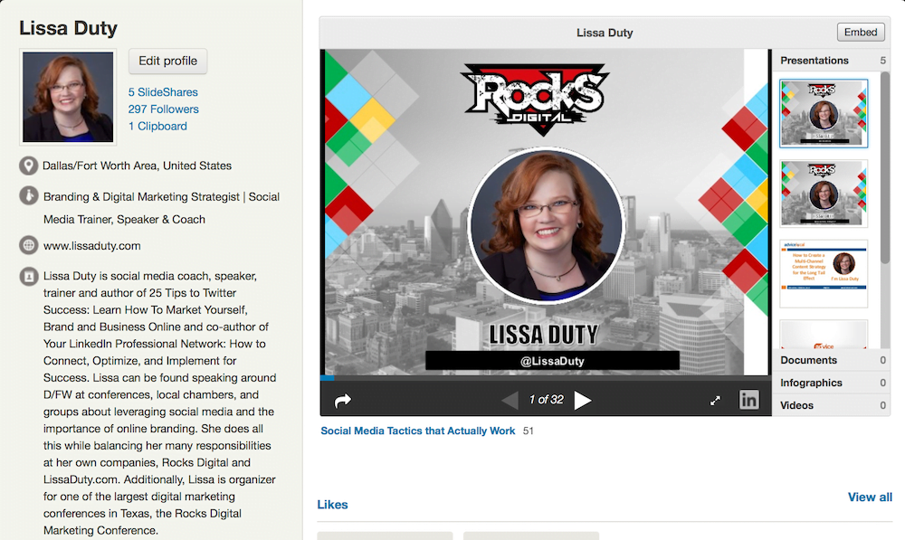 LinkedIn SlideShare Example