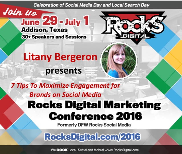 Litany Bergeron, Rocks Digital Marketing Conference Dallas 2016