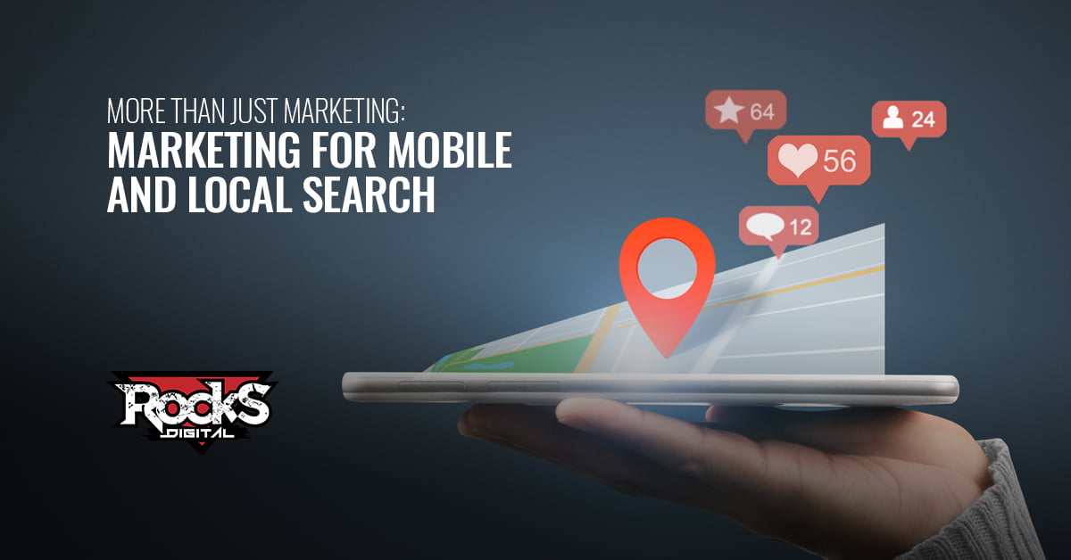 Mobile and local search marketing.