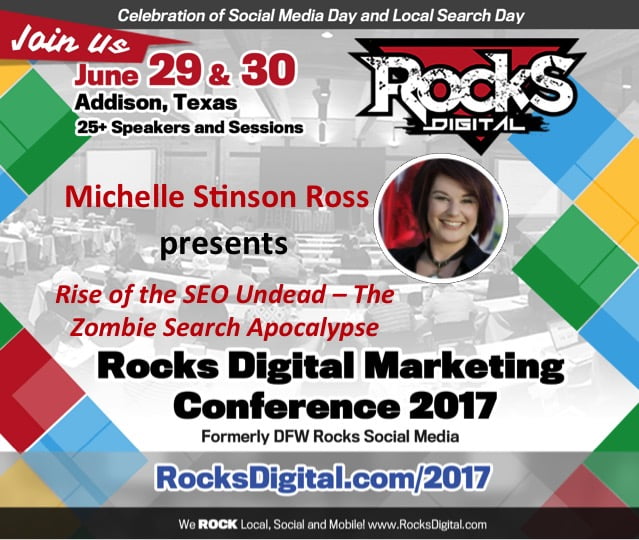 Michelle Stinson Ross, to present at Rocks Digital Marketing Conference in Dallas 2017