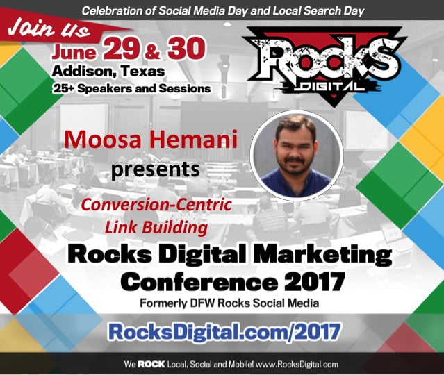 Moose Hemani to Speak at Rocks Digital Marketing Conference 2017