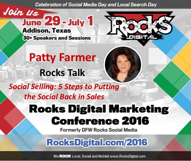 Patty Farmer, Rocks Digital Marketing Conference Dallas 2016