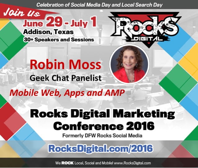 Robin Moss, Rocks Digital Marketing Conference - Dallas