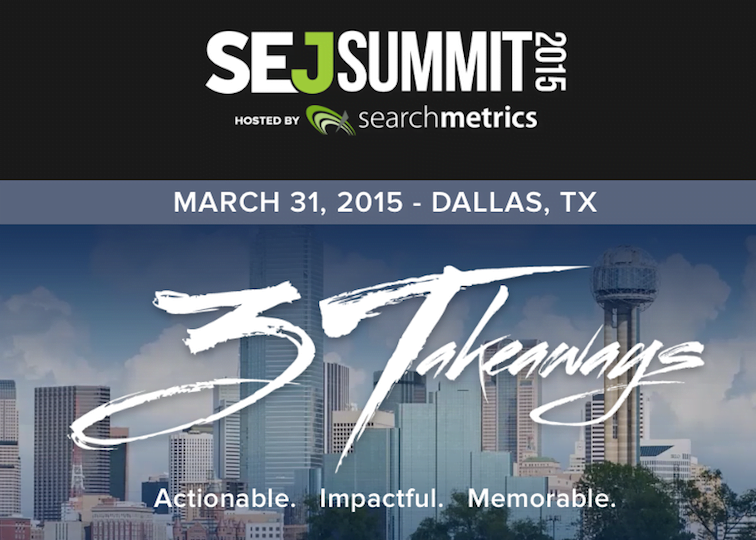 SEJ Summit Dallas 2015 Live Blogging