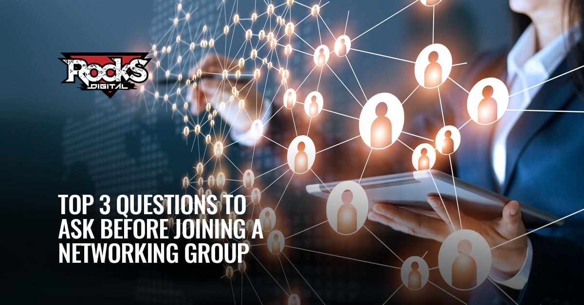 Important questions to ask in a network group.