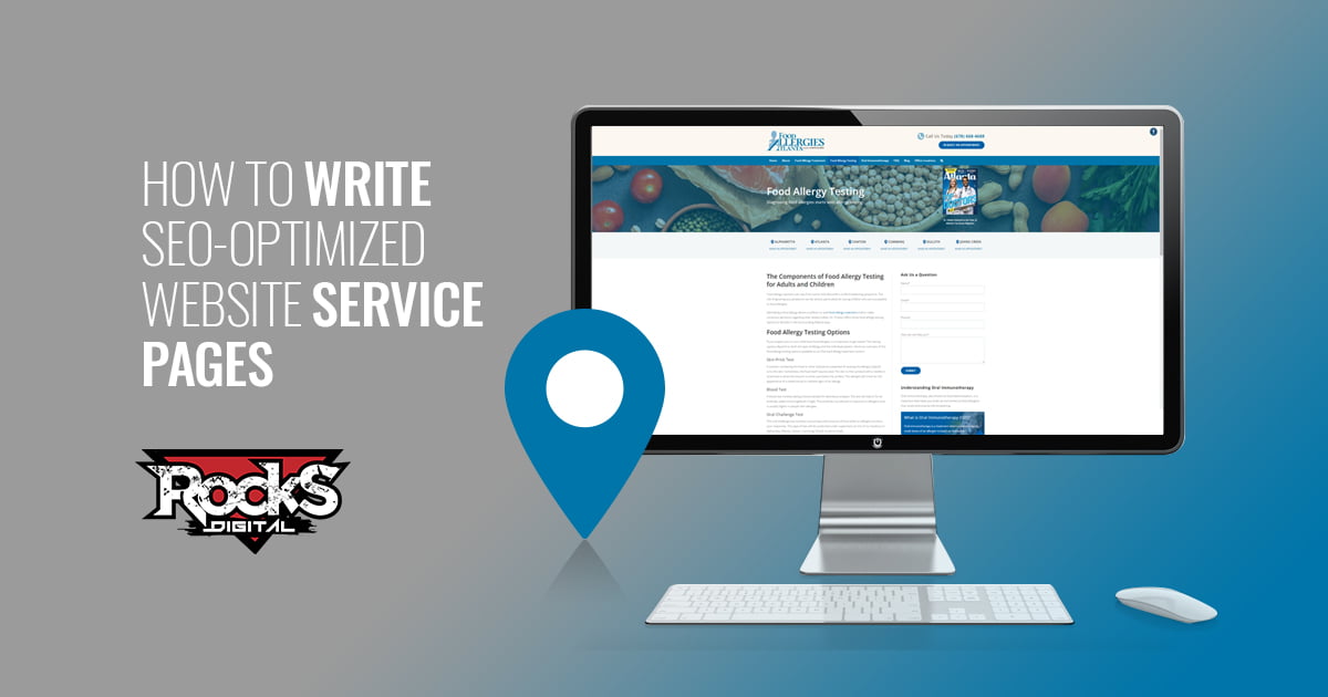 SEO-optimized business service pages